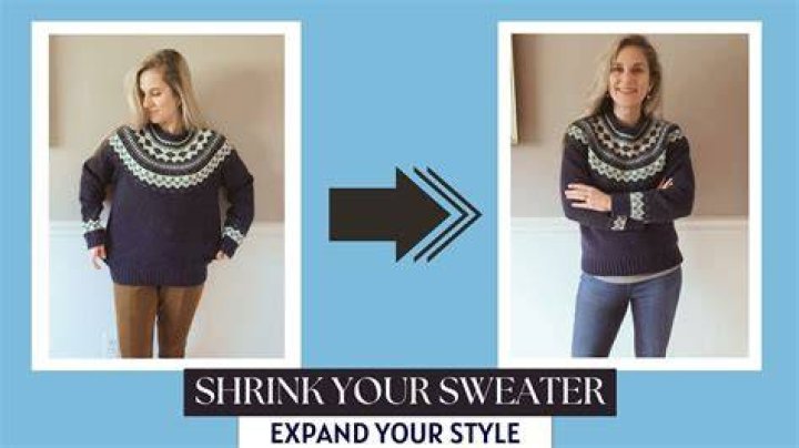 Can you shrink a wool sweater?