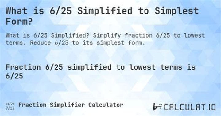 Can you simplify 21 25?