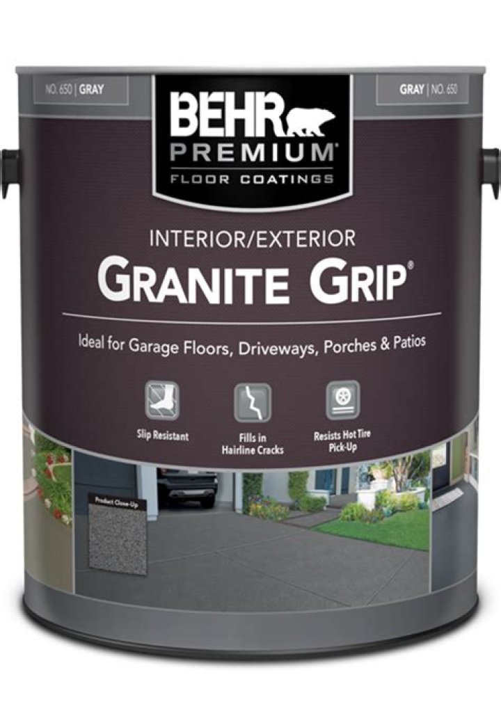 Can you spray granite grip?