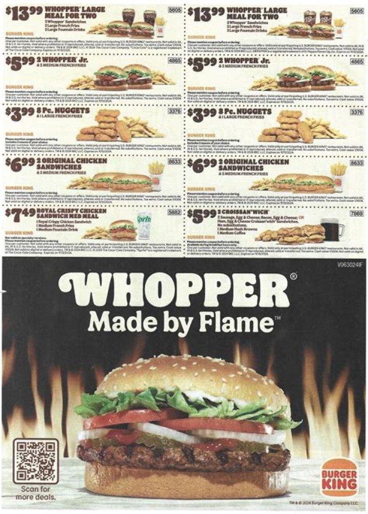 Can you stack coupons at Burger King?