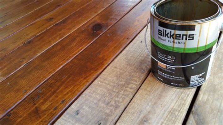 Can you stain over sikkens?