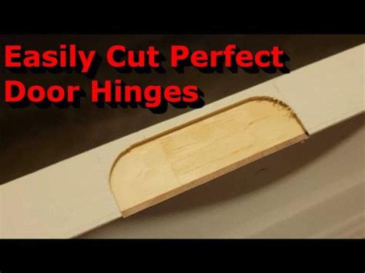 Can you use a dremel to cut door hinges?