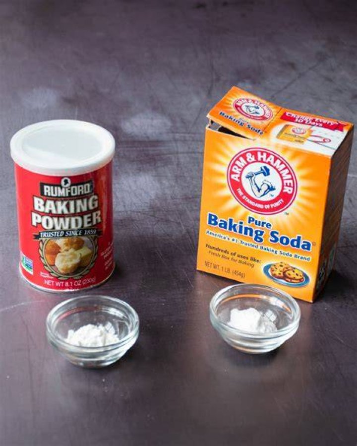 Can you use bicarbonate of soda instead of baking powder for cleaning?