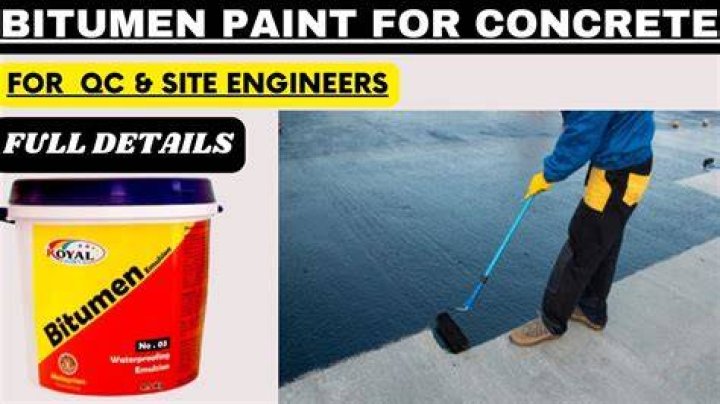 Can you use bitumen paint on damp wood?