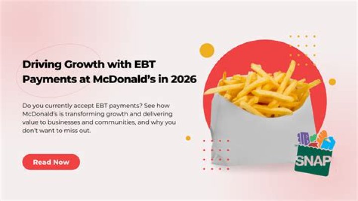 Can you use EBT at McDonald’s NY?