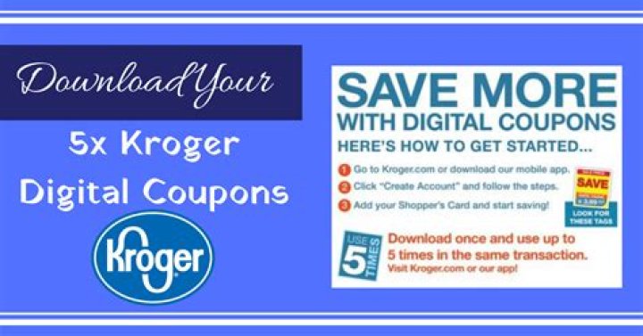 Can you use Kroger 5x digital coupons more than once?