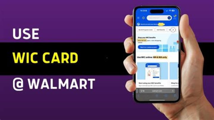 Can you use WIC card at self-checkout Walmart?