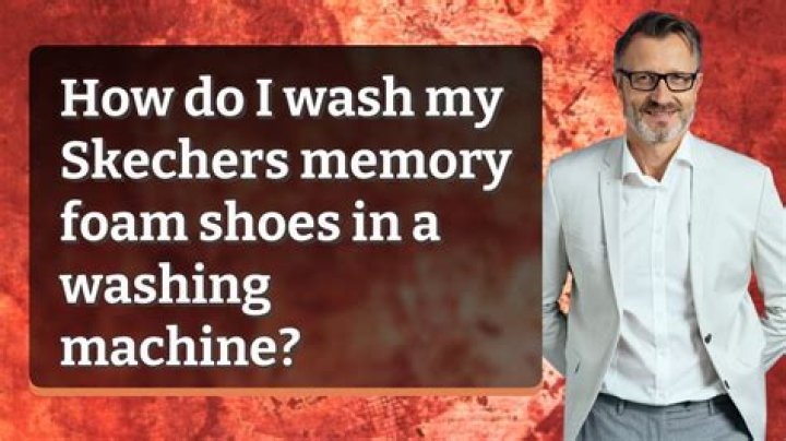 Can you wash Skechers memory foam shoes in the washing machine?