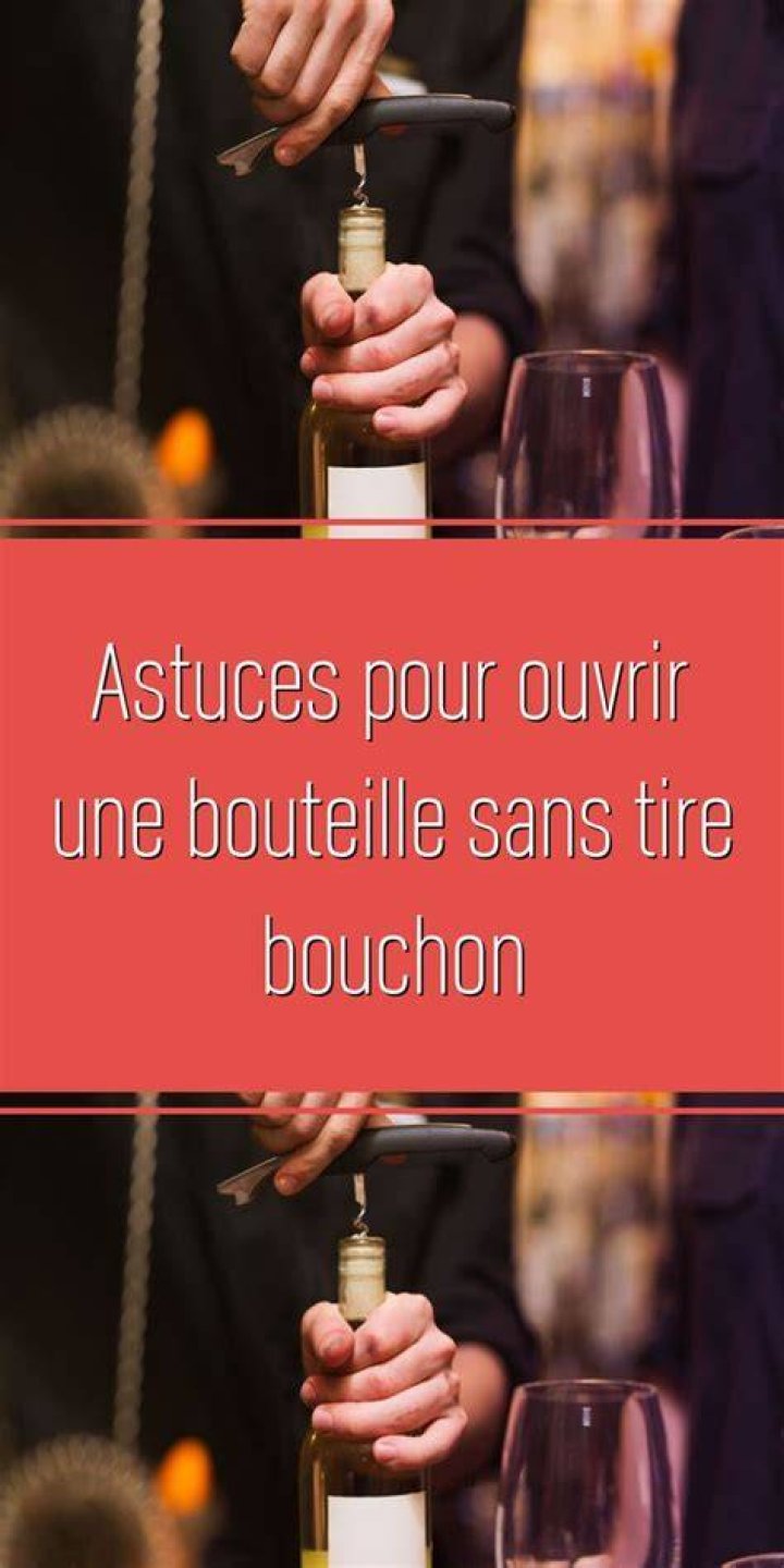 Comment ouvrir une bouteille de bière sans Tire-bouchon ?