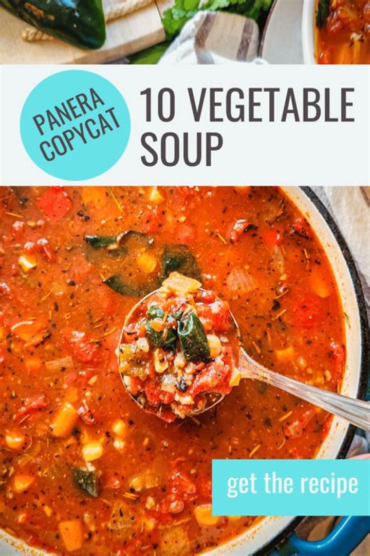 Did Panera remove 10 vegetable soup?