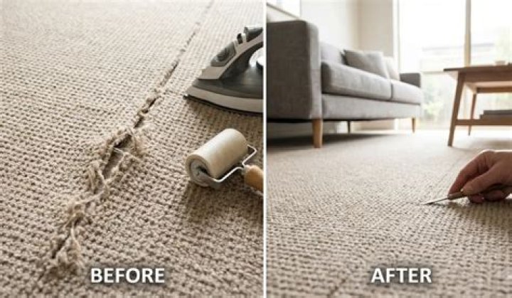 Do carpet seams go away?