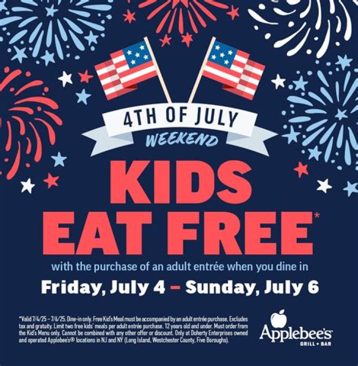 Do children eat free at Applebee’s?