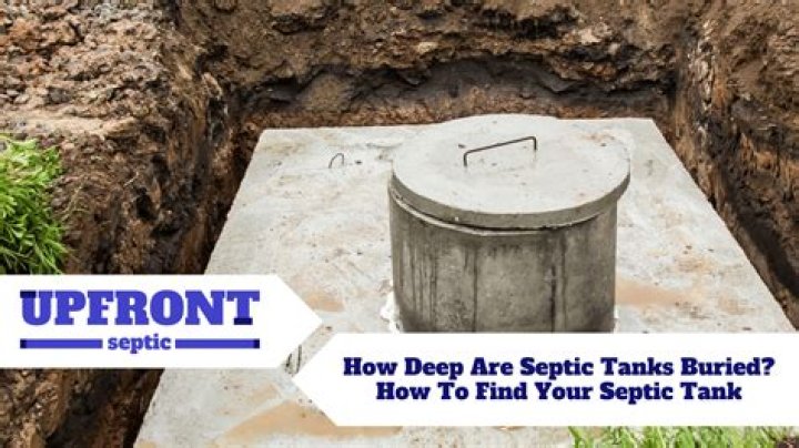 Do septic tank lids need to be buried?
