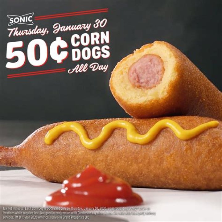 Do Sonic corn dogs have pork?