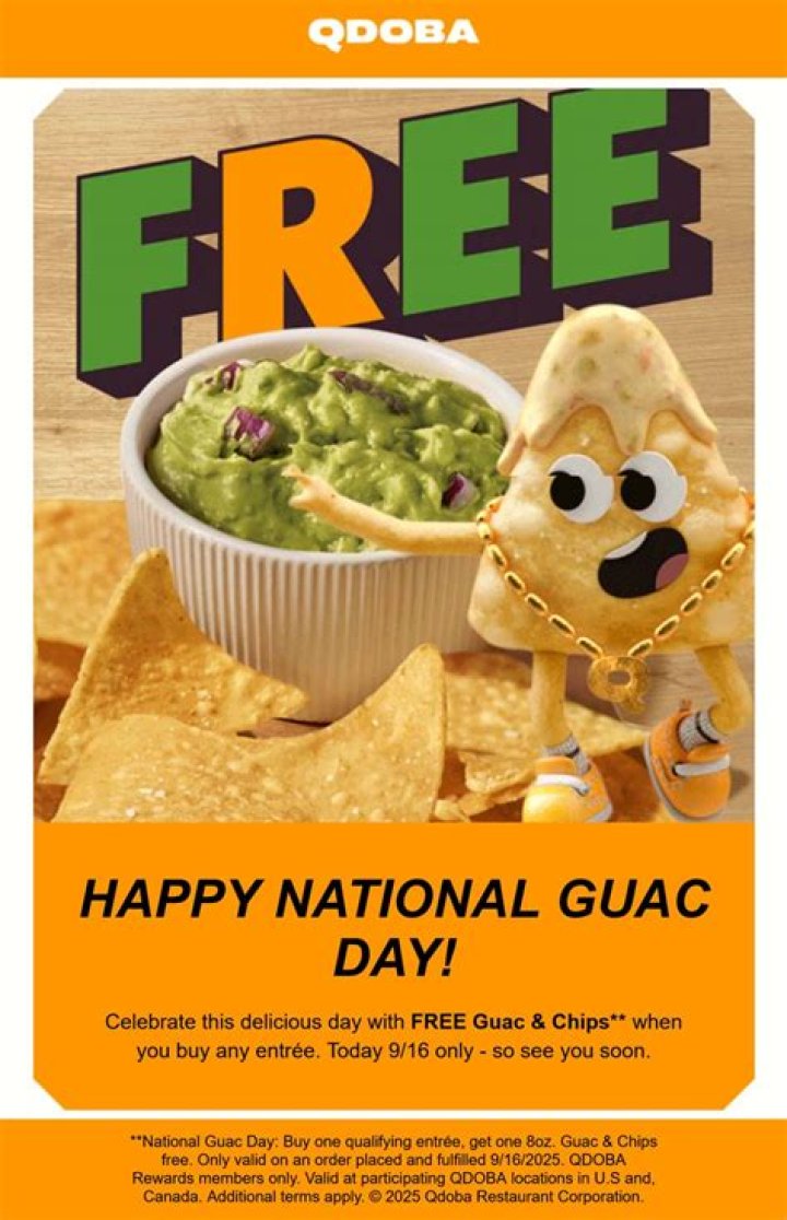 Do you get free chips at Qdoba?