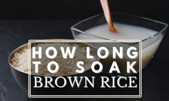 Do you need to soak brown rice?