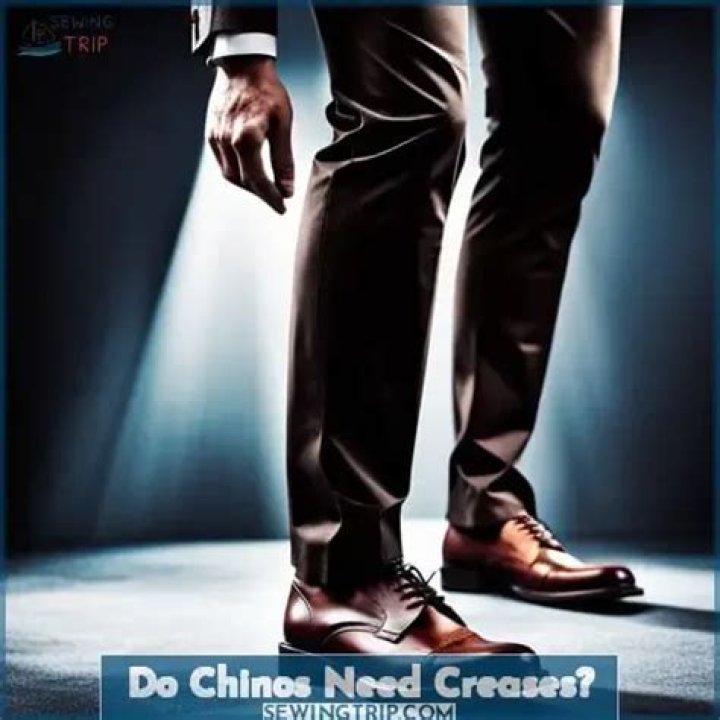Do you put creases in chinos?