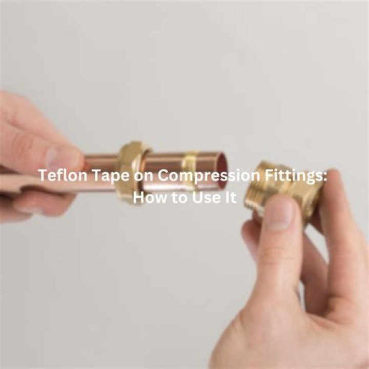 Do you use Teflon tape on copper fittings?