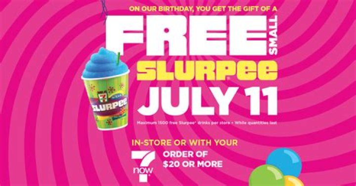Does 7/11 sell free Slurpees on July 11th?