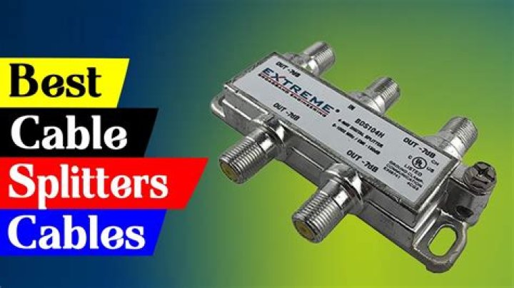 Does a cable splitter affect quality?
