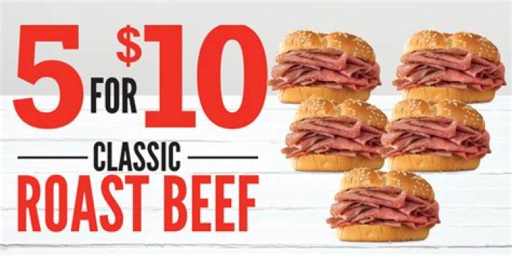 Does Arby’s still have the 5 roast beef sandwiches for $10?