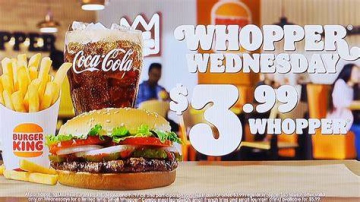 Does Burger King have $1 Whoppers on Wednesday?