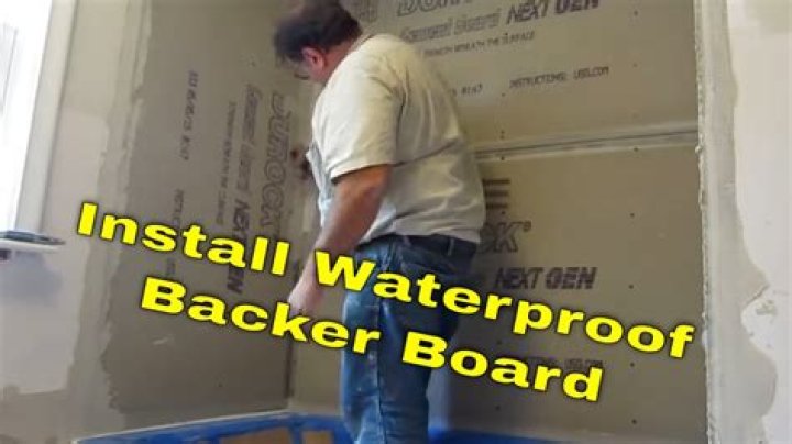 Does cement board need to be waterproofed?
