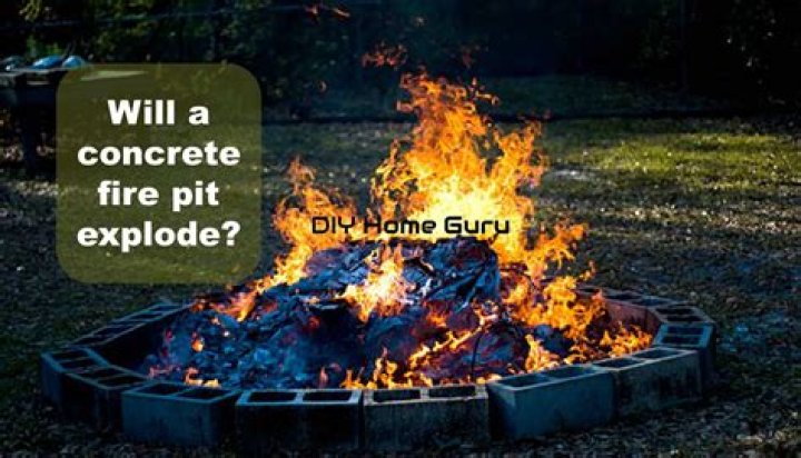 Does concrete explode in fire?