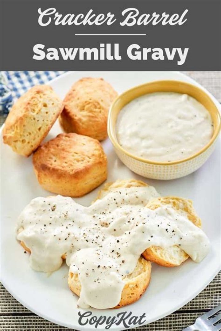 Does Cracker Barrel sawmill gravy have pork in it?