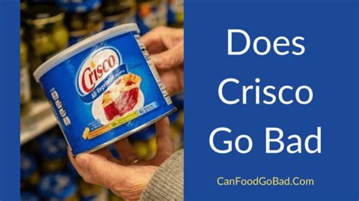 Does Crisco go bad?