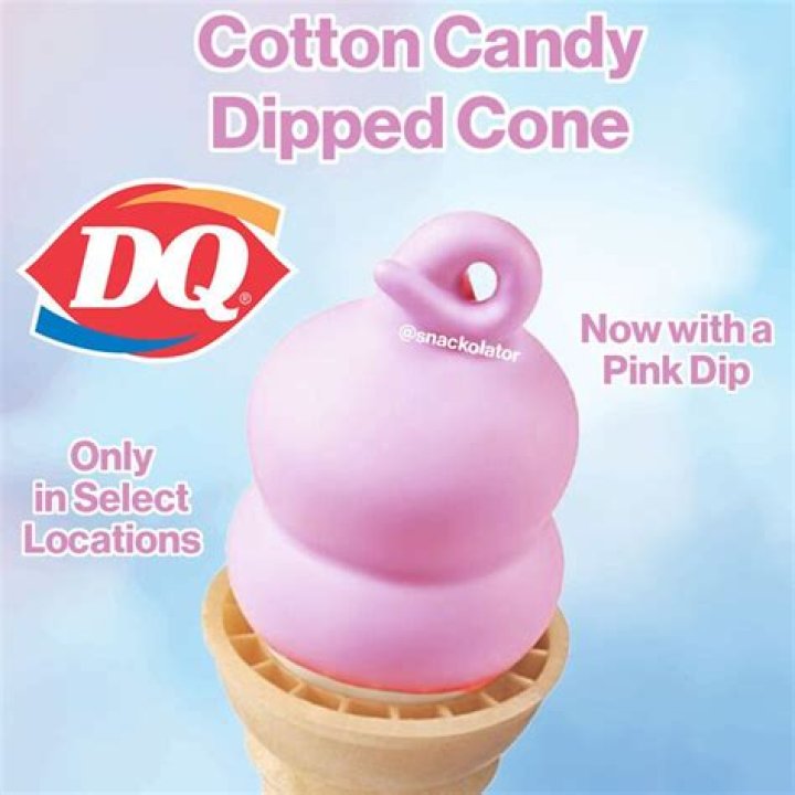 Does Dairy Queen have cotton candy dipped cones 2021?