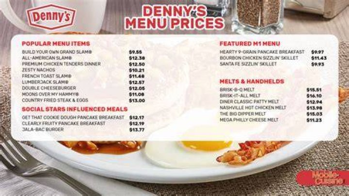 Does Denny’s still have the $2 $4 $6 $8 menu?