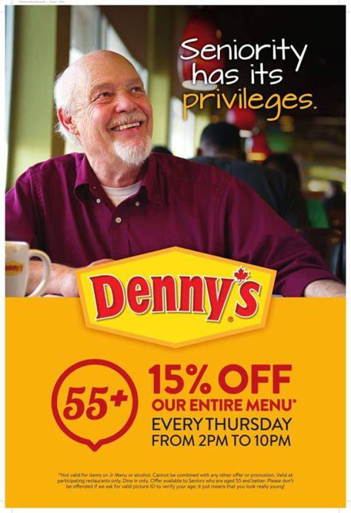 Does Dennys have senior discounts?