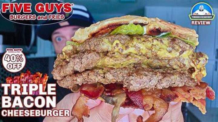 Does Five Guys charge extra bacon?