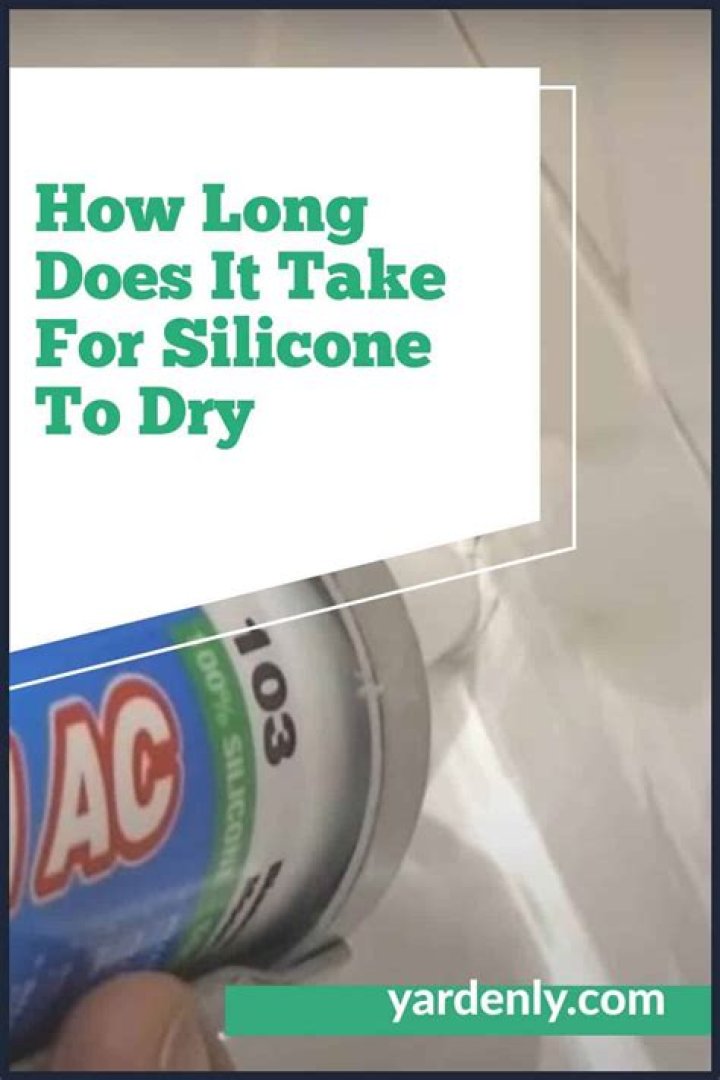 Does heat help silicone dry?