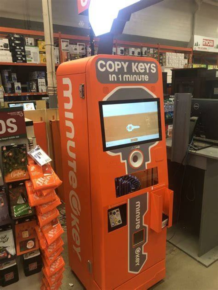 Does Home Depot have a key kiosk?