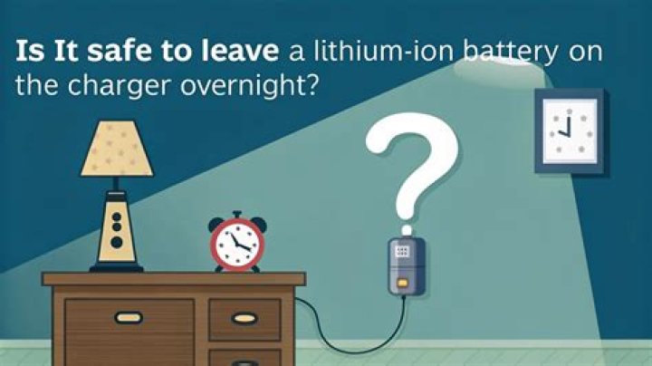 Does it hurt to leave lithium batteries on the charger?