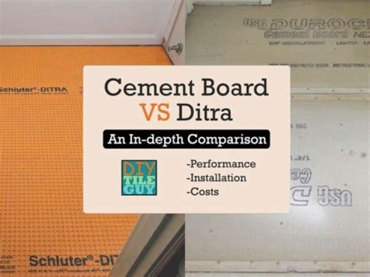 Does it matter which side cement board?