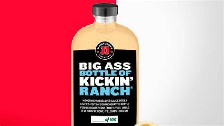Does Jimmy Johns sell bottles of Kickin Ranch?