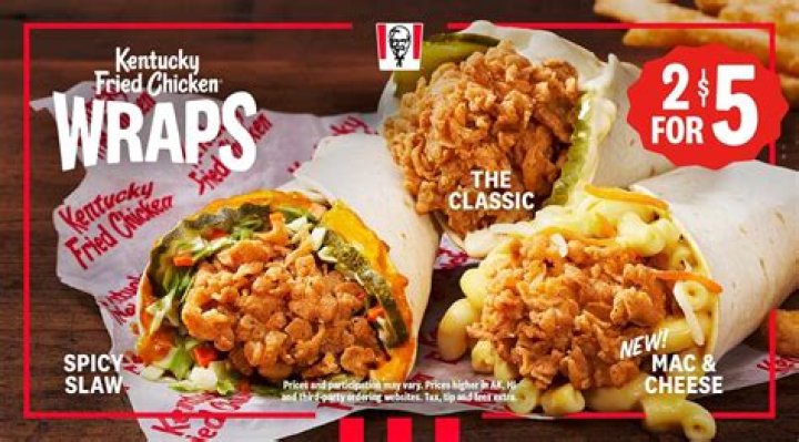 Does KFC do wraps?