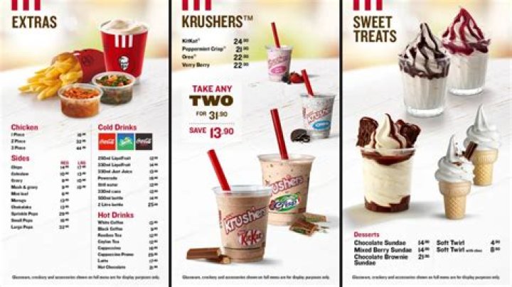 Does KFC sell ice cream?
