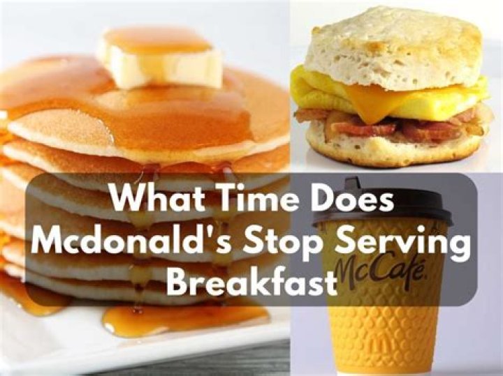 Does McDonald’s breakfast end?