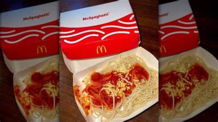 Does McDonald’s have spaghetti?
