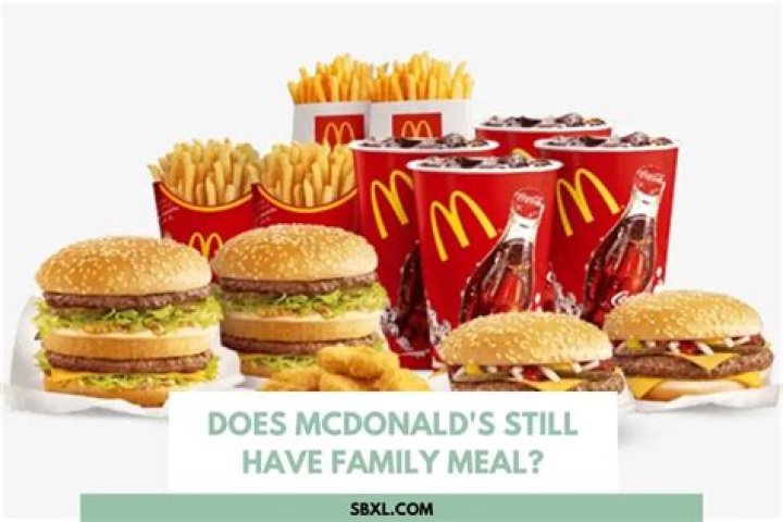 Does McDonald’s still have the family box?
