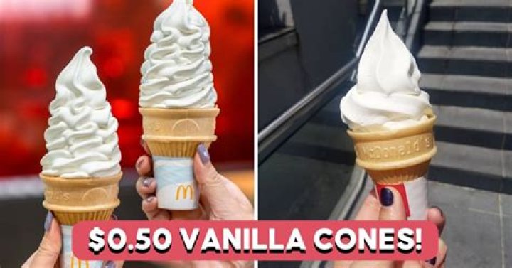 Does McDonalds cone?