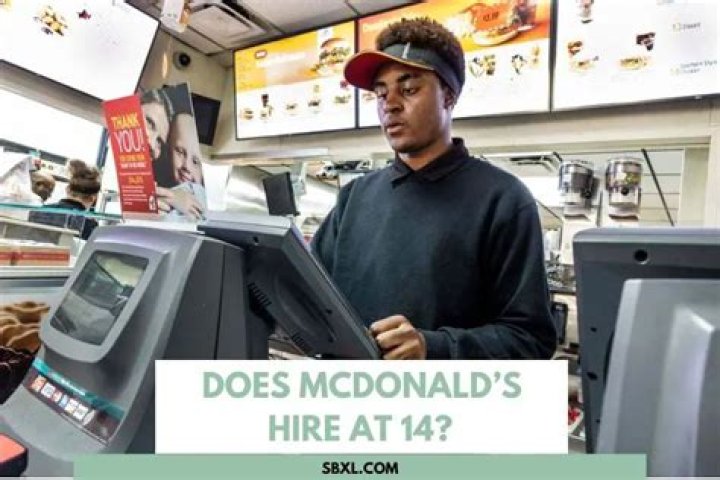 Does Mcdonalds hire at 14?