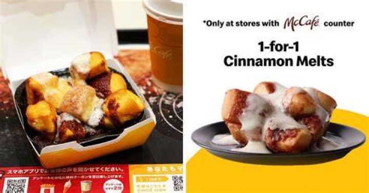 Does Mcdonalds melt cinnamon?