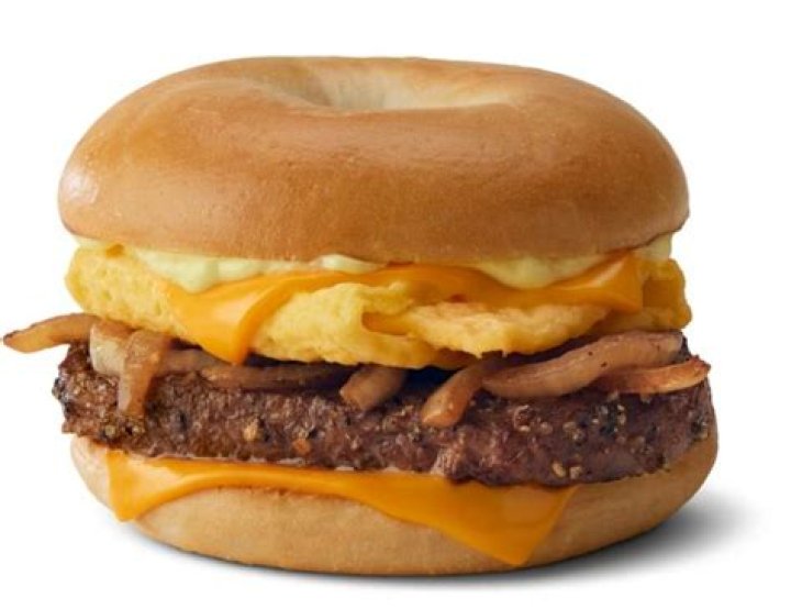 Does McDonalds sell steak bagel?