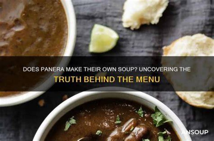 Does Panera make their own soup?