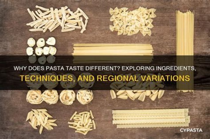 Does pasta taste different depending on shape?